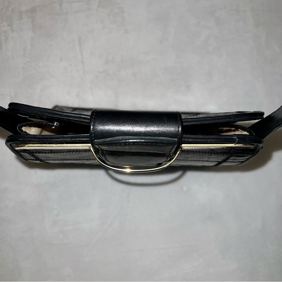 Bol-Perdix Black Crocodile Bag - Picture 8 of 15